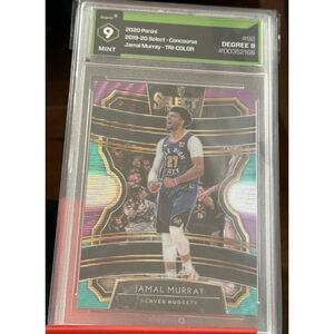2019-20 Select Panini Jamal Murray Nuggets Tri-Color Degree Mint 9